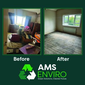 before and after of a house clearance